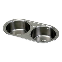 CATA R-2 AG Lavabo sobre-encimera Círculo Acero inoxidable