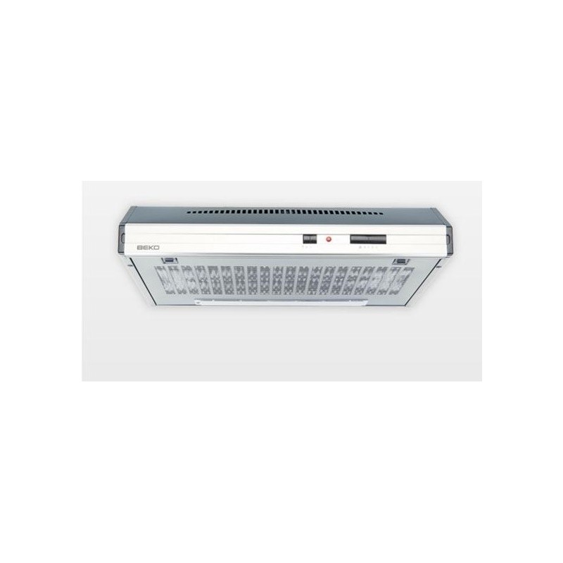 Beko CFB 6432 X campana Telescópica o extraplana Acero inoxidable, Blanco 300 m³ h