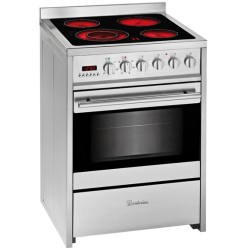 Meireles E 611 X cocina Cocina independiente Eléctrico Cerámico Acero inoxidable