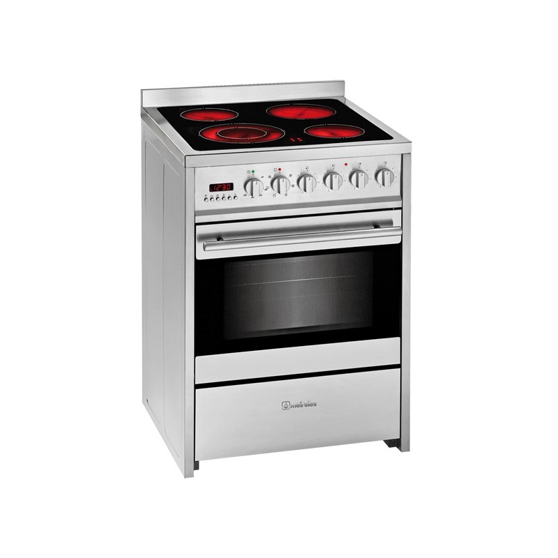 Meireles E 611 X cocina Cocina independiente Eléctrico Cerámico Acero inoxidable