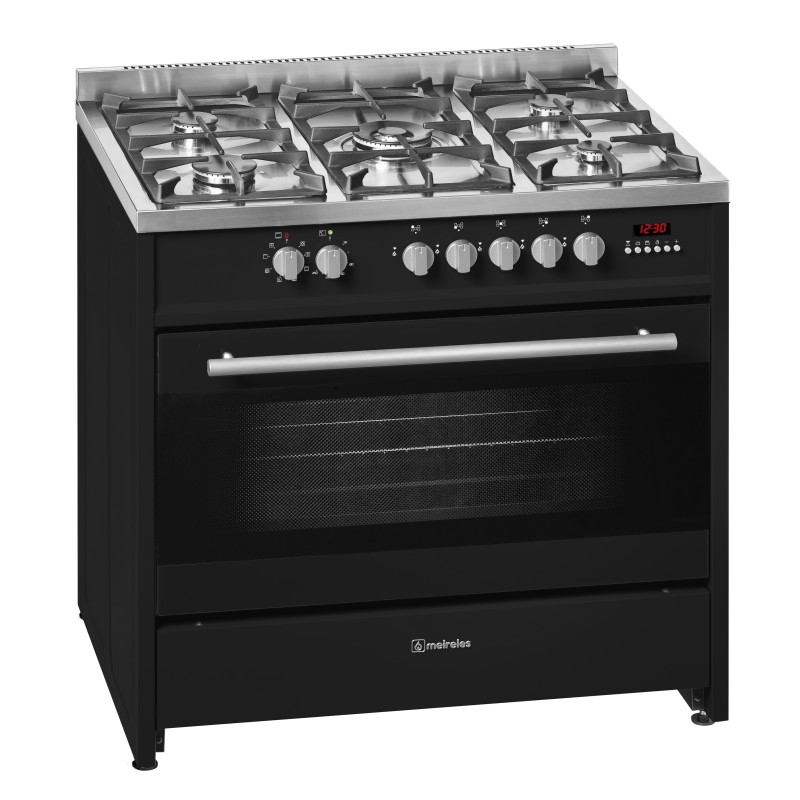 Meireles E 911 BL cocina Cocina independiente Eléctrico Encimera de gas Negro