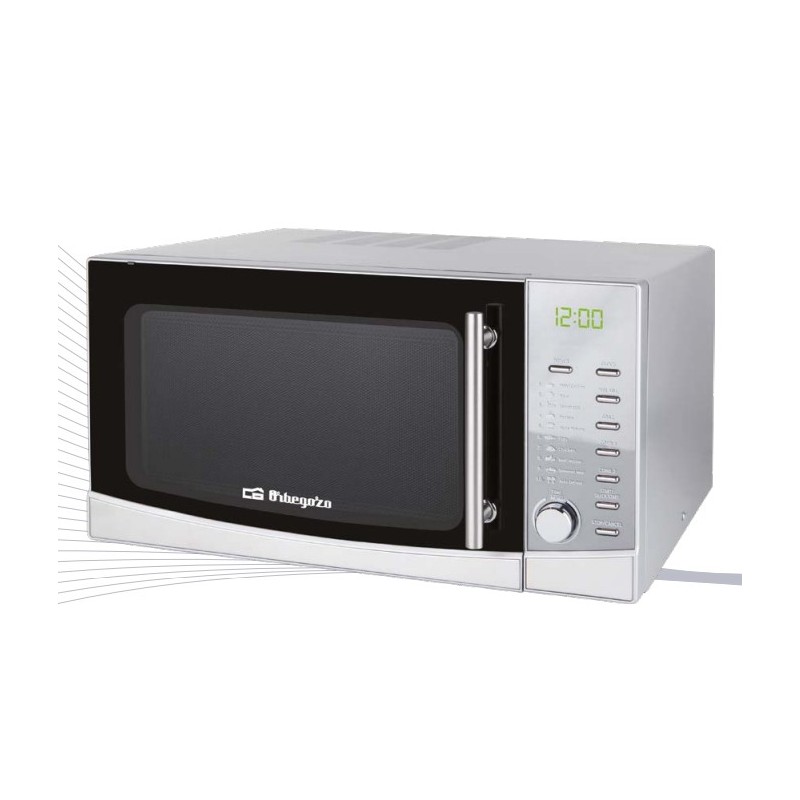 Orbegozo MIG 3420 microondas Acero inoxidable Microondas con grill Encimera 34 L 1000 W