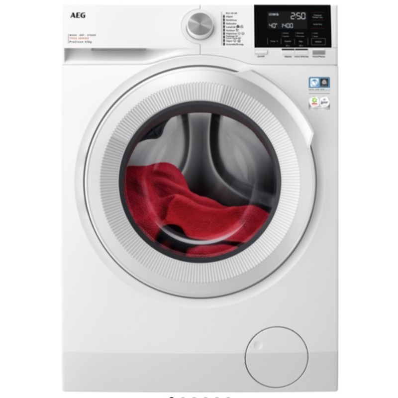 AEG Series 7000 LWR7194M2B lavadora-secadora Independiente Carga frontal Blanco