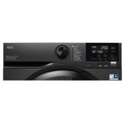 AEG Series 7000 LWR7196U4B lavadora-secadora Independiente Carga frontal Negro