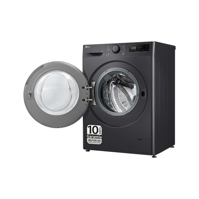 LG Series 500 F4WR5009A6M lavadora Carga frontal 9 kg 1360 RPM Negro