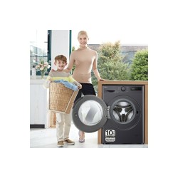 LG Series 500 F4WR5009A6M lavadora Carga frontal 9 kg 1360 RPM Negro