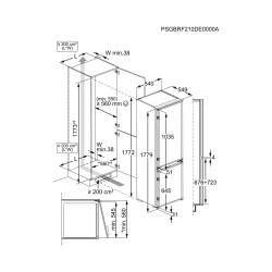 Electrolux LNT2LF18S Integrado 271 L Blanco