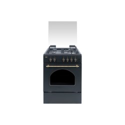 SVAN SKGW4600RN cocina Cocina independiente Gas Encimera de gas Negro