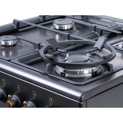SVAN SKGW4600RN cocina Cocina independiente Gas Encimera de gas Negro