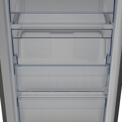 Beko RFNE290L41GN congelador Congelador vertical Independiente 256 L Gris