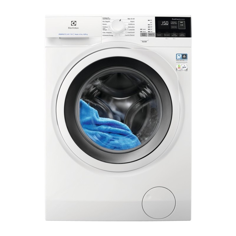 Electrolux EW7W4858OB lavadora-secadora Independiente Carga frontal Blanco
