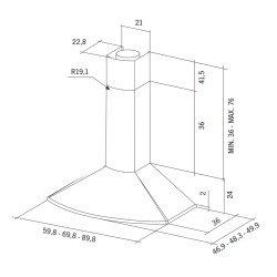 Mepamsa Tender Plus 90 De pared Acero inoxidable 590 m³ h