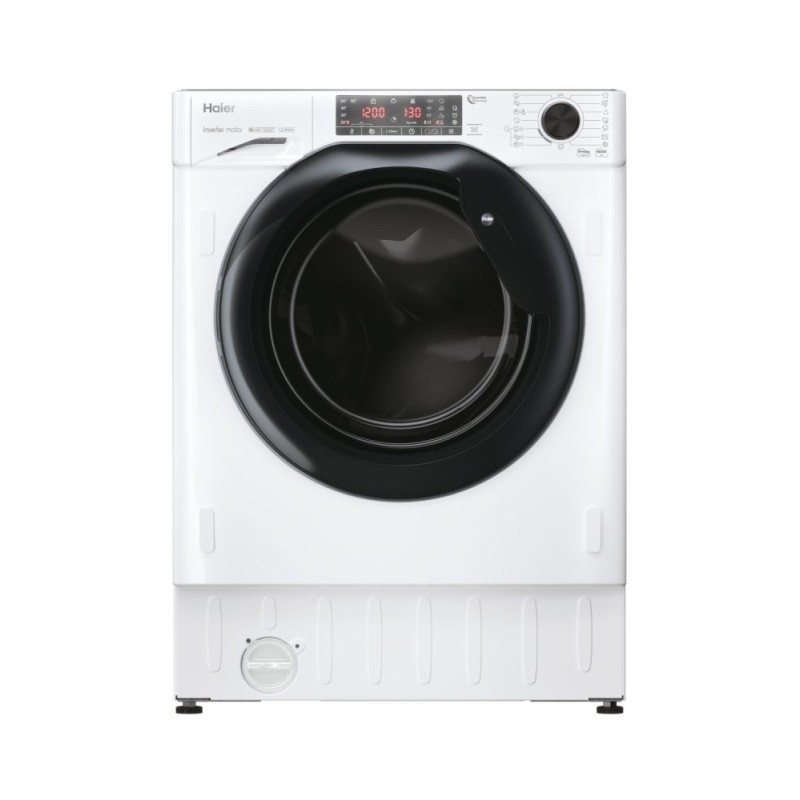 Haier Series 4 HWDQ90B416FWB lavadora-secadora Integrado Carga frontal Blanco