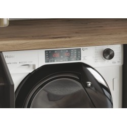 Haier Series 4 HWDQ90B416FWB lavadora-secadora Integrado Carga frontal Blanco