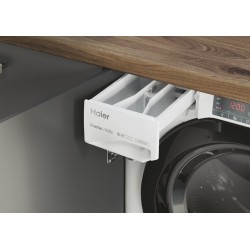 Haier Series 4 HWDQ90B416FWB lavadora-secadora Integrado Carga frontal Blanco
