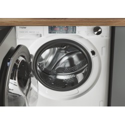 Haier Series 4 HWDQ90B416FWB lavadora-secadora Integrado Carga frontal Blanco