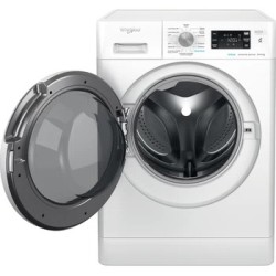 Whirlpool FFWDB 864349 WV SPT lavadora-secadora Independiente Carga frontal Blanco