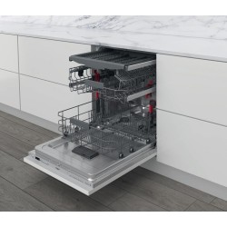 Whirlpool WIC 3C34 PFE S Completamente integrado 14 cubiertos
