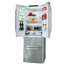 Hotpoint E4D XC1 nevera puerta lado a lado Independiente 452 L Acero inoxidable