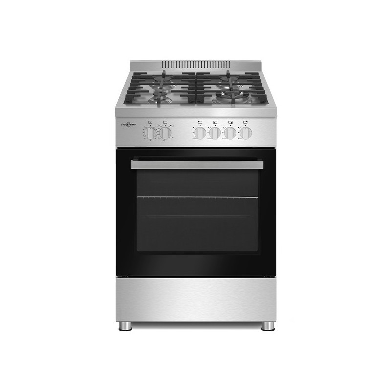 Vitrokitchen PF6060IN cocina Cocina independiente Gas Encimera de gas Antracita