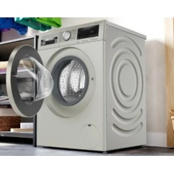 Bosch Serie 4 WNA1341XES lavadora-secadora Independiente Carga frontal Acero inoxidable