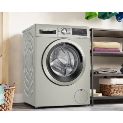 Bosch Serie 4 WNA1341XES lavadora-secadora Independiente Carga frontal Acero inoxidable