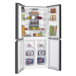 Corbero CF4PH6830NFXMAD nevera puerta lado a lado Independiente 421 L Acero inoxidable
