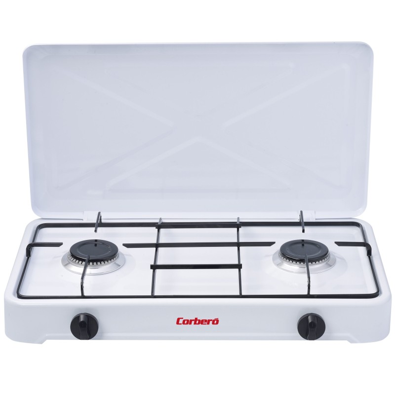 Corbero CHOR200 hobs Blanco Encimera 60.5 cm Encimera de gas 2 zona(s)