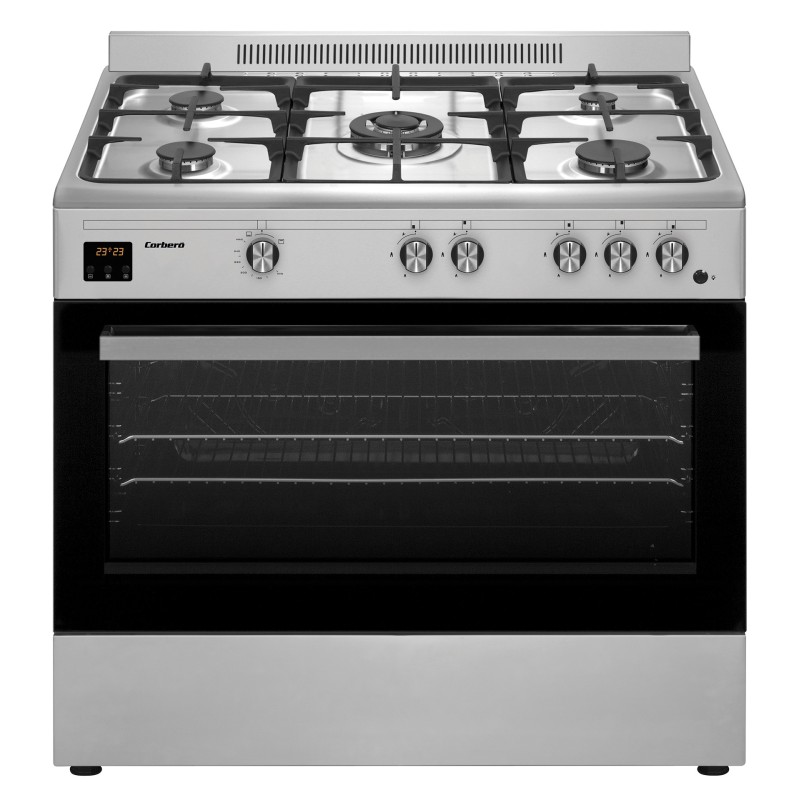 Corbero CC900X cocina Cocina independiente Eléctrico Encimera de gas Acero inoxidable