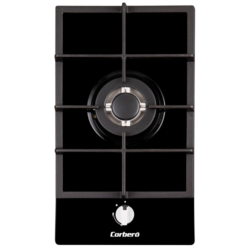 Corbero CPCGY111DNCI hobs Negro Integrado 32 cm Encimera de gas 1 zona(s)