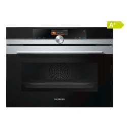 Siemens iQ700 CS636GBS2 horno 47 L Negro, Acero inoxidable