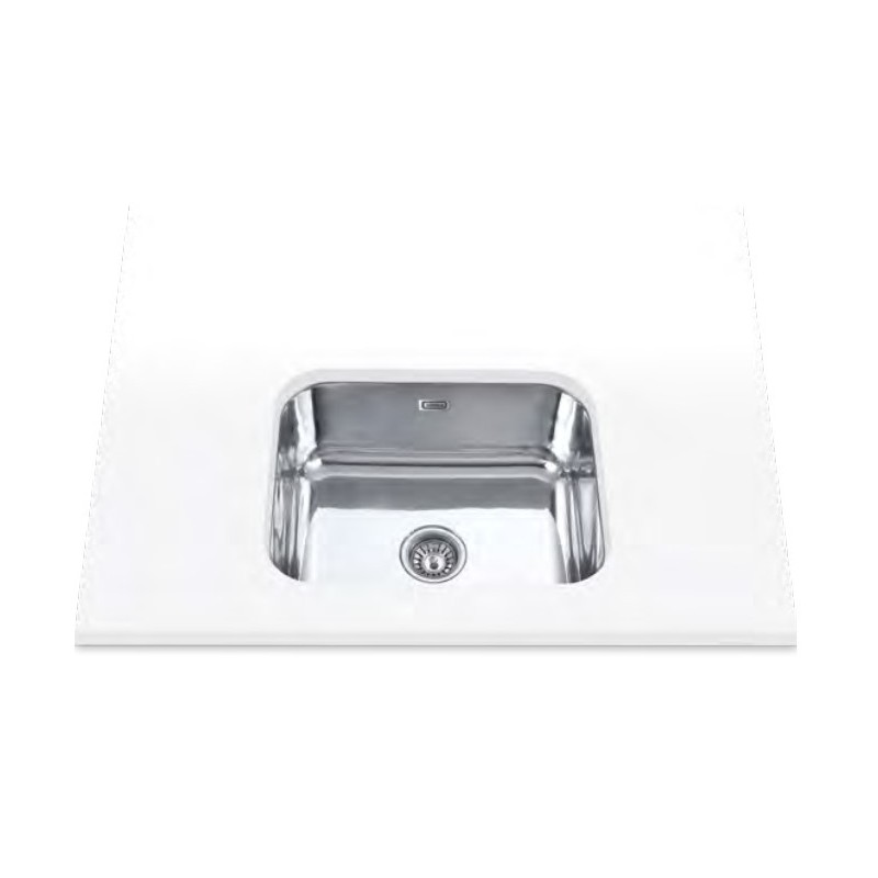 Edesa Fuji BE 50x40 1C Fregadero empotrado Rectangular Acero inoxidable