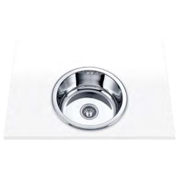 Edesa K2 SE 45 1C Lavabo sobre-encimera Círculo Acero inoxidable
