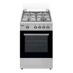 Corbero CCSF45020BX cocina Cocina independiente Encimera de gas Negro, Acero inoxidable