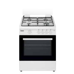 Corbero CCSF60420BW cocina Cocina independiente Encimera de gas Negro, Blanco