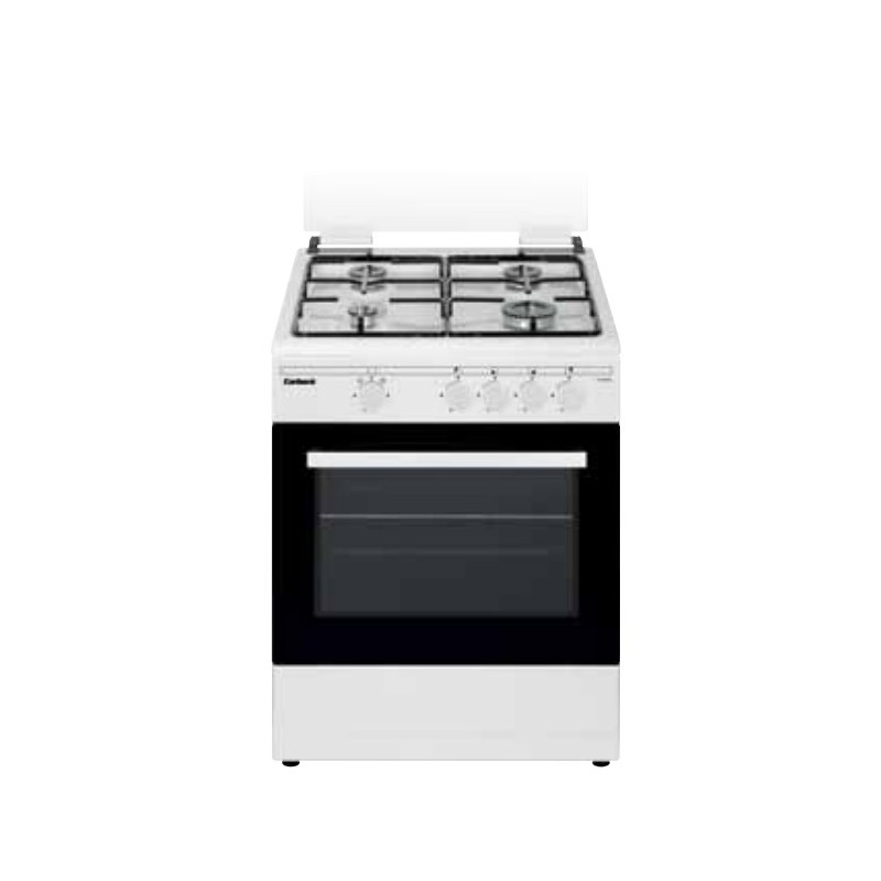 Corbero CCSF60420BW cocina Cocina independiente Encimera de gas Negro, Blanco