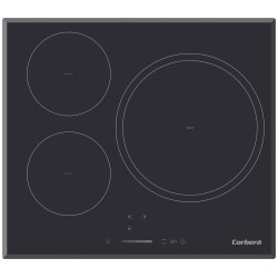 Corbero CCIM3FBS320 hobs Negro Integrado 59 cm Con placa de inducción 3 zona(s)
