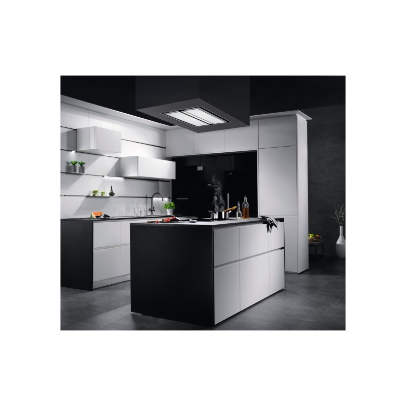 AEG DCK5281HG De techo Cromo, Blanco 590 m³ h