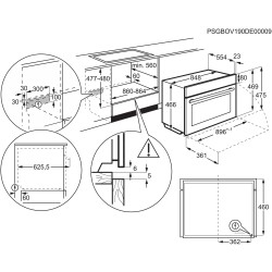 AEG KEK452910M 85 L 3100 W Acero inoxidable