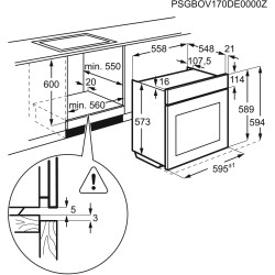 AEG BES231111M 72 L Acero inoxidable