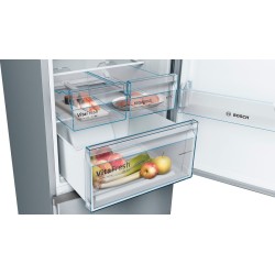 Bosch Serie 4 KGN39VIDA nevera y congelador Independiente 368 L Acero inoxidable