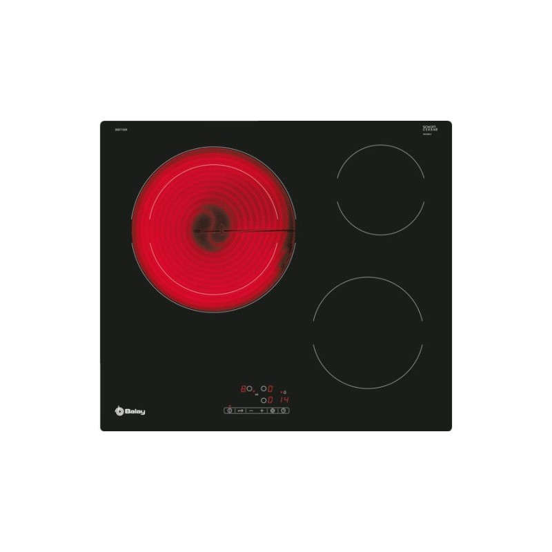 Balay 3EB715ER hobs Negro Integrado 60 cm Cerámico 3 zona(s)