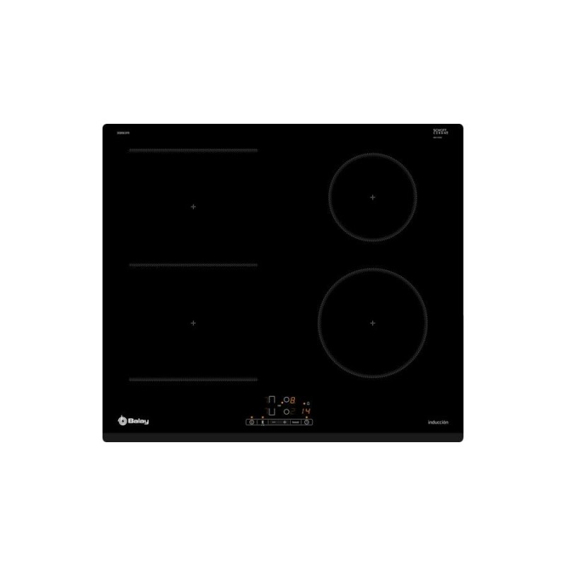 Balay 3EB963FR hobs Negro Integrado 60 cm Con placa de inducción 4 zona(s)