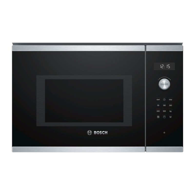 Bosch Serie 6 BEL554MS0 microondas Acero inoxidable Microondas combinado Encimera 25 L 900 W