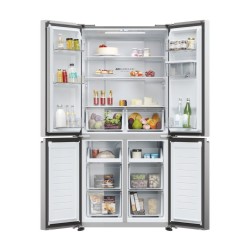 Haier HCR3818EWMM Independiente 463 L Platino, Acero inoxidable