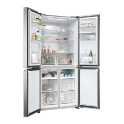 Haier HCR3818EWMM Independiente 463 L Platino, Acero inoxidable