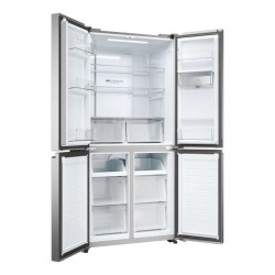 Haier HCR3818EWMM Independiente 463 L Platino, Acero inoxidable