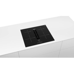 Bosch Serie 4 PIE611B15E hobs Negro Integrado 59.2 cm Con placa de inducción 4 zona(s) Campana integrada