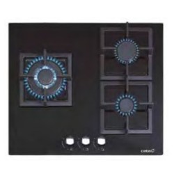 CATA SCI 6021 BK Negro Integrado 60 cm Encimera de gas 3 zona(s)