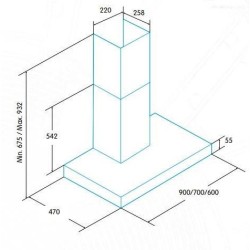 Edesa ECB-7411 X De pared Acero inoxidable 400 m³ h